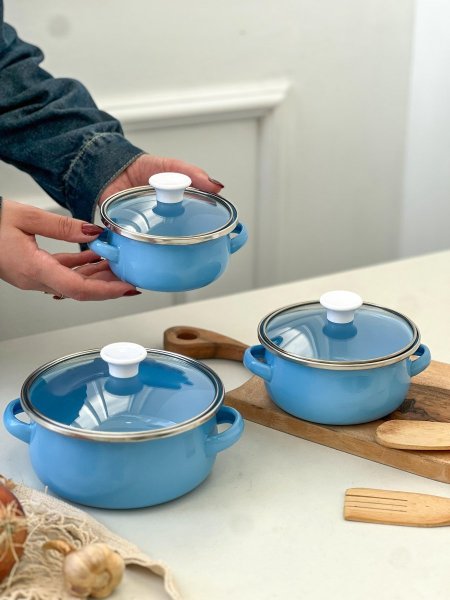 طقم طناجر توتيا 3 قطع